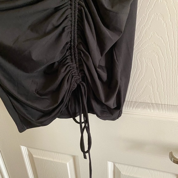 Fashion Nova Shanghai Ruched black dress - NWT - Picture 5 of 7